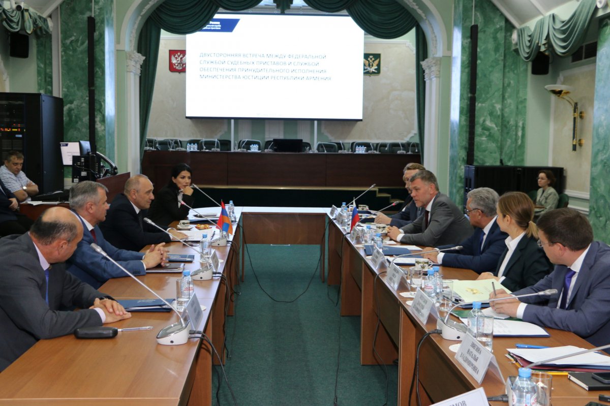 The delegation of the Compulsory enforcement Service went on a three-day official visit to the Russian Federation