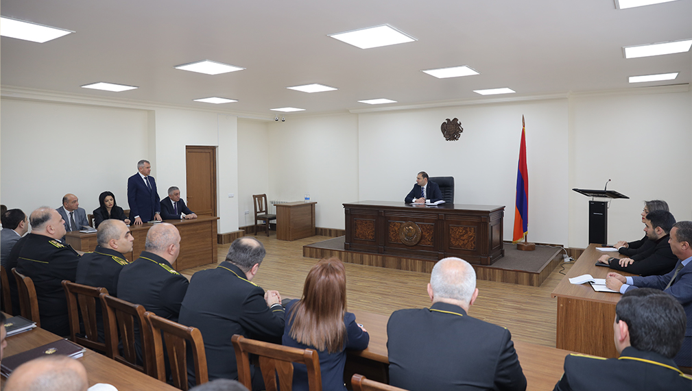 Տեղի է ունեցել աշխատանքային խորհրդակցություն․ ներկայացվել է Գլխավոր հարկադիր կատարողի նորանշանակ տեղակալը