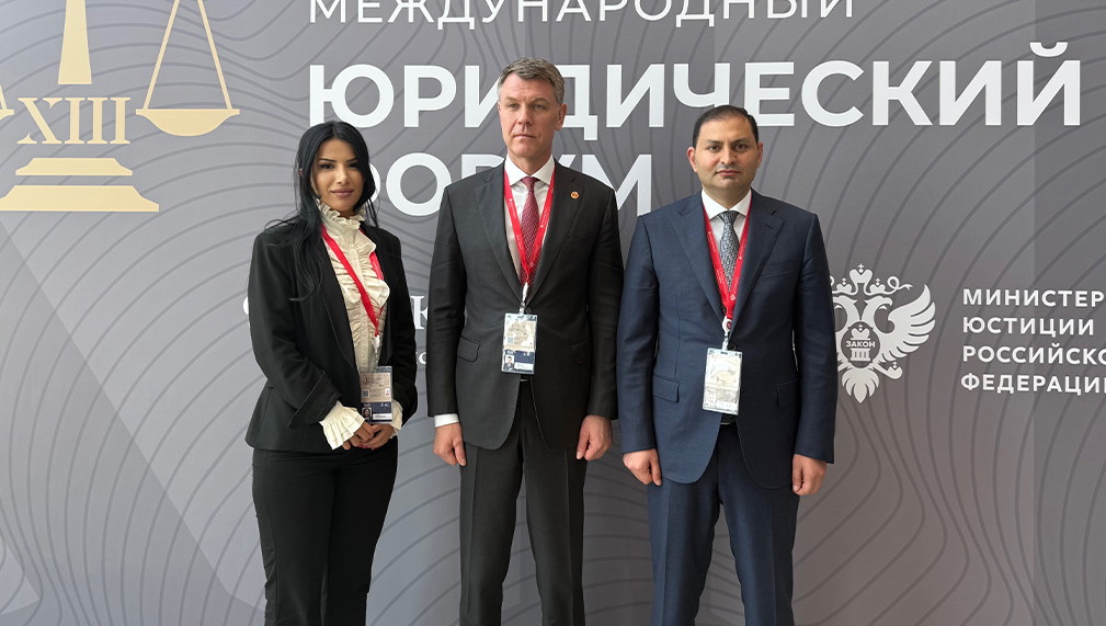ՀԿԱԾ պատվիրակությունը Սանկտ Պետերբուրգում մասնակցել է ﬕջազգային իրավաբանական ֆորուﬕն