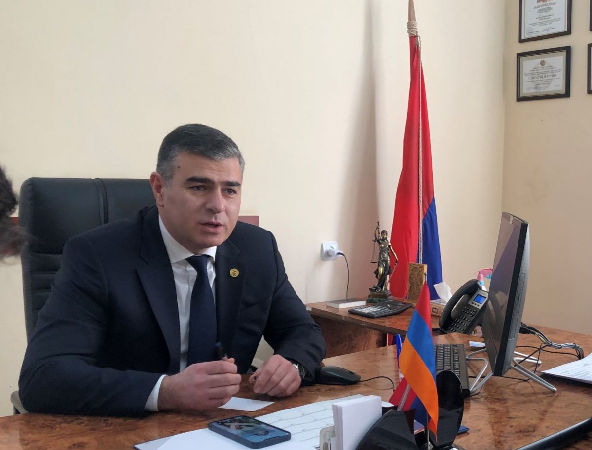 Working meeting in Lori regional department of the Service